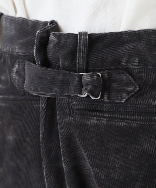 JOURNAL STANDARD J.S HOMESTEAD(ジャーナルスタンダードホームステッド)の「J.S.Homestead / 10s CHINCH BACK CORDUROY(その他パンツ・メンズ・ブラック・MEDIUM/LARGE)」の6枚目の写真