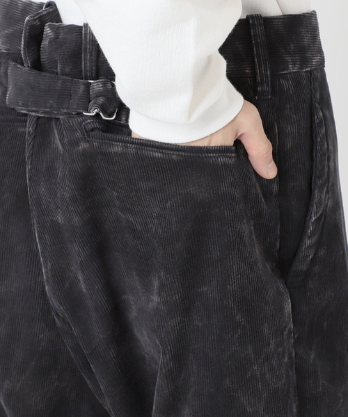 JOURNAL STANDARD J.S HOMESTEAD(ジャーナルスタンダードホームステッド)の「J.S.Homestead / 10s CHINCH BACK CORDUROY(その他パンツ・メンズ・ブラック・MEDIUM/LARGE)」の7枚目の写真