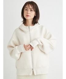 ジップアップダンボールフーディー