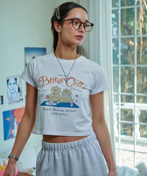 【セール】BITTER CELLS／CuzMuzフレンズTシャツ（Tシャツ/カットソー）｜BITTER CELLS（ビターセルズ）