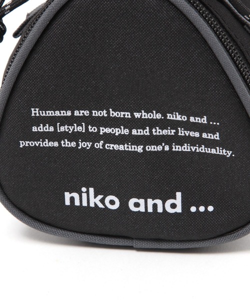 niko and...(ニコアンド)の「オリジナル ニコロゴオニギリポーチ(キッチンツール・メンズ・ホワイト/ブラック・0)」の9枚目の写真