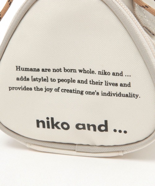 niko and...(ニコアンド)の「オリジナル ニコロゴオニギリポーチ(キッチンツール・メンズ・ホワイト/ブラック・0)」の13枚目の写真