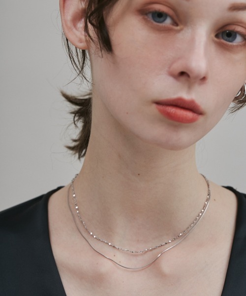 ciite' surgical stainless（シーテサージカルステンレス）の「【 金属アレルギー対応 】 2連チェーンネックレス サージカルステンレス（ネックレス・レディース・ゴールド/シルバー/ピンクゴールド・FREE）」の9枚目の写真