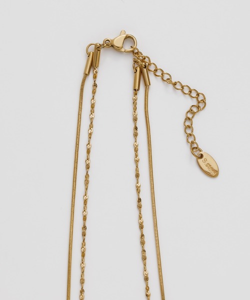 ciite' surgical stainless（シーテサージカルステンレス）の「【 金属アレルギー対応 】 2連チェーンネックレス サージカルステンレス（ネックレス・レディース・ゴールド/シルバー/ピンクゴールド・FREE）」の15枚目の写真