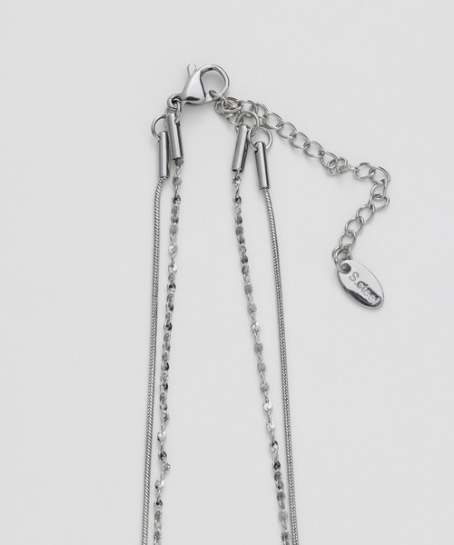ciite' surgical stainless（シーテサージカルステンレス）の「【 金属アレルギー対応 】 2連チェーンネックレス サージカルステンレス（ネックレス・レディース・ゴールド/シルバー/ピンクゴールド・FREE）」の18枚目の写真