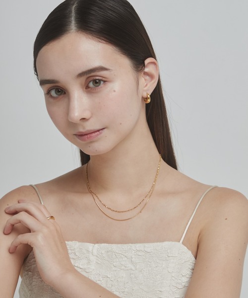 ciite' surgical stainless（シーテサージカルステンレス）の「【 金属アレルギー対応 】 2連チェーンネックレス サージカルステンレス（ネックレス・レディース・ゴールド/シルバー/ピンクゴールド・FREE）」の19枚目の写真