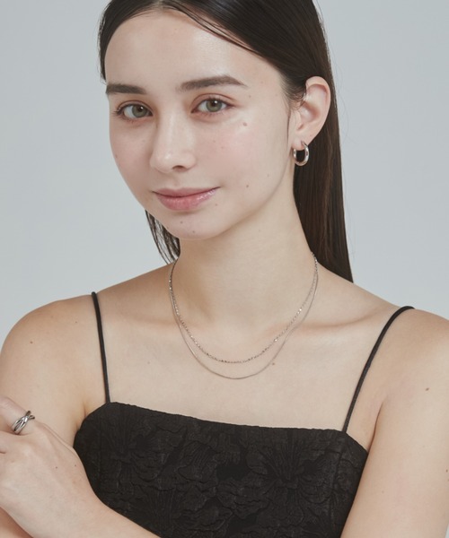 ciite' surgical stainless（シーテサージカルステンレス）の「【 金属アレルギー対応 】 2連チェーンネックレス サージカルステンレス（ネックレス・レディース・ゴールド/シルバー/ピンクゴールド・FREE）」の20枚目の写真