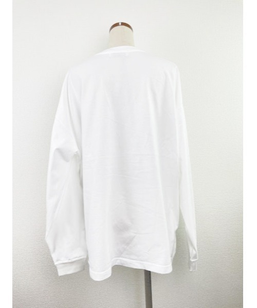 WORLD WIDE LOVE!(ワールドワイドラブ)の「デッドキャスパー BIGロンTEE(Tシャツ/カットソー・レディース・ブラック/サックスブルー/オフホワイト/ラベンダー・1)」の9枚目の写真