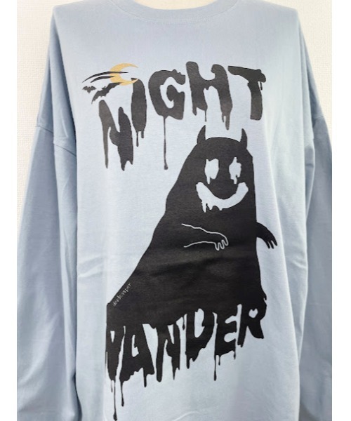 WORLD WIDE LOVE!(ワールドワイドラブ)の「デッドキャスパー BIGロンTEE(Tシャツ/カットソー・レディース・ブラック/サックスブルー/オフホワイト/ラベンダー・1)」の13枚目の写真