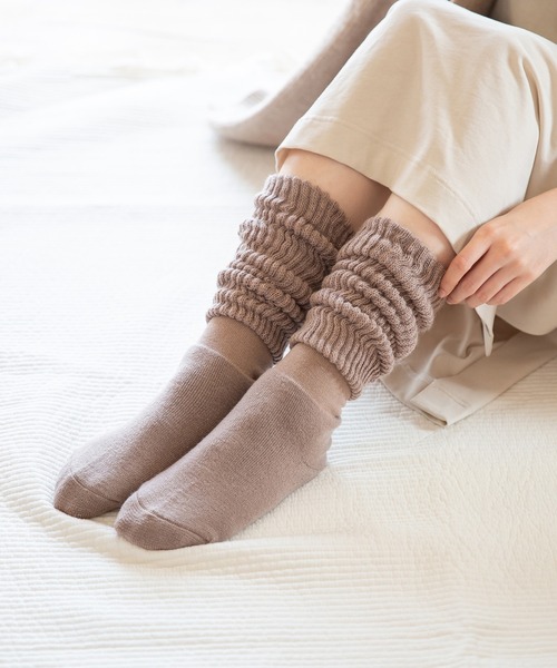 welleg（ウェレッグ）の「履くカイロ ぬくもりん 靴下（ソックス/靴下・レディース・ブラック/モカ/グレー・フリー）」の3枚目の写真