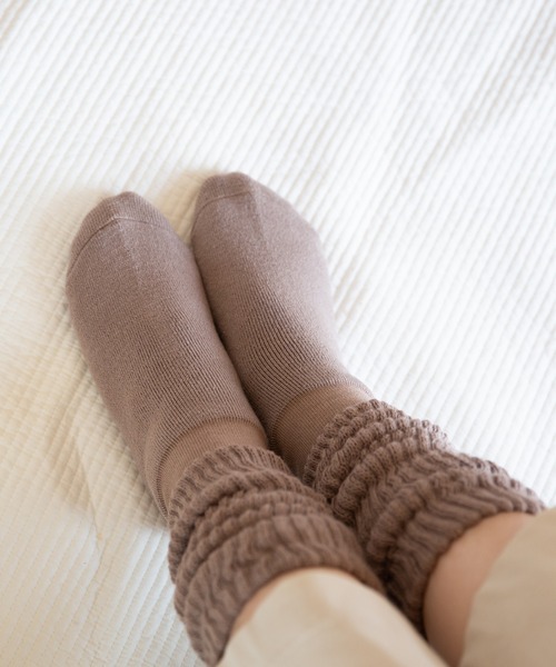 welleg（ウェレッグ）の「履くカイロ ぬくもりん 靴下（ソックス/靴下・レディース・ブラック/モカ/グレー・フリー）」の6枚目の写真