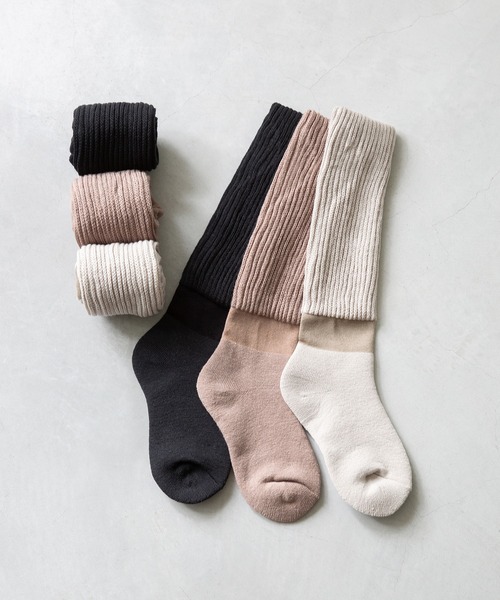 welleg（ウェレッグ）の「履くカイロ ぬくもりん 靴下（ソックス/靴下・レディース・ブラック/モカ/グレー・フリー）」の10枚目の写真