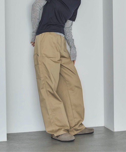 ワイドペインターパンツ（その他パンツ）｜feepur（フェピュール） 9,900円