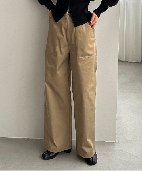 feepur(フェピュール)の「ワイドペインターパンツ(その他パンツ・レディース・カーキブラウン/ベージュ/ネイビー・マルチサイズ)」の8枚目の写真