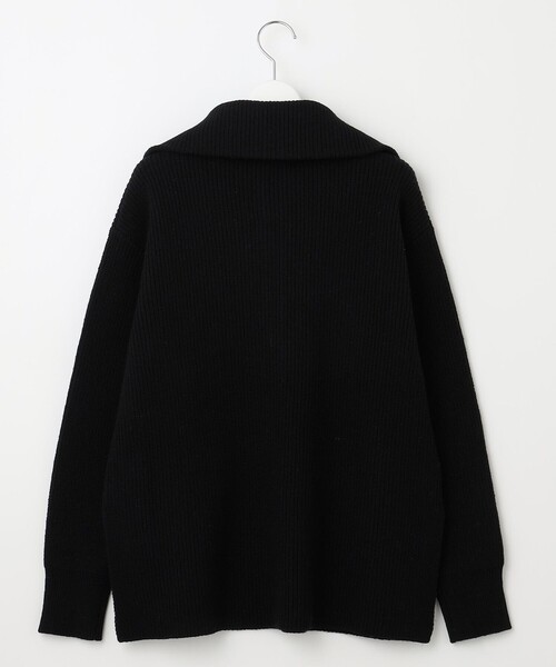 23区 S（ニジュウサンクチイサイサイズ）の「【SLOW/一部店舗限定】ニットトータル ハーフジップ ニット（ニット/セーター・レディース・ホワイト系/ブラック系3/ブラック系・32）」の9枚目の写真
