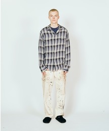 TOWNCRAFT | TOWNCRAFT/タウンクラフト 60S LOOP COLLAR SHIRT オンブレチェック ループカラーシャツ(シャツ/ブラウス)