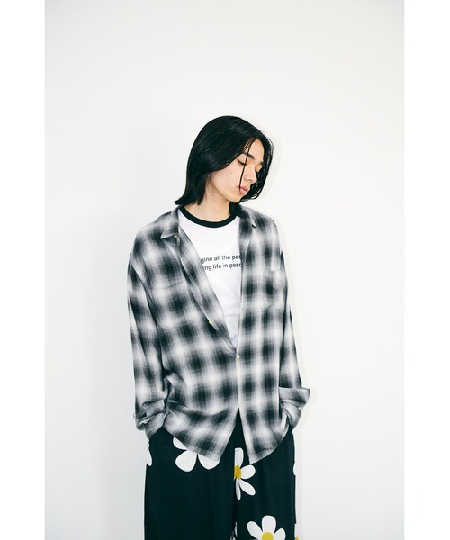 TOWNCRAFT/タウンクラフト 60S LOOP COLLAR SHIRT オンブレチェック