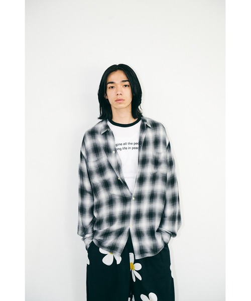 TOWNCRAFT/タウンクラフト 60S LOOP COLLAR SHIRT オンブレチェック