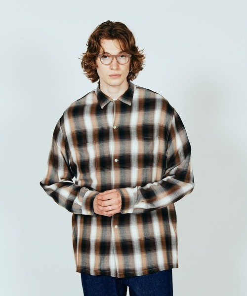 TOWNCRAFT/タウンクラフト 60S LOOP COLLAR SHIRT オンブレ
