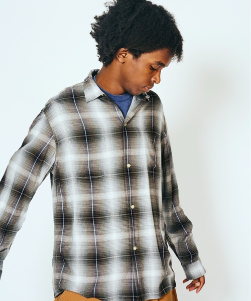 TOWNCRAFT/タウンクラフト 60S LOOP COLLAR SHIRT オンブレチェック