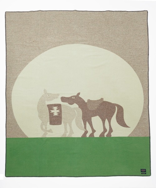 PENDLETON（ペンドルトン）の「PENDLETON × YUSUKE HANAI Custom ブランケット ローブ（ブランケット・レディース・ベージュ系その他・FREE）」の2枚目の写真