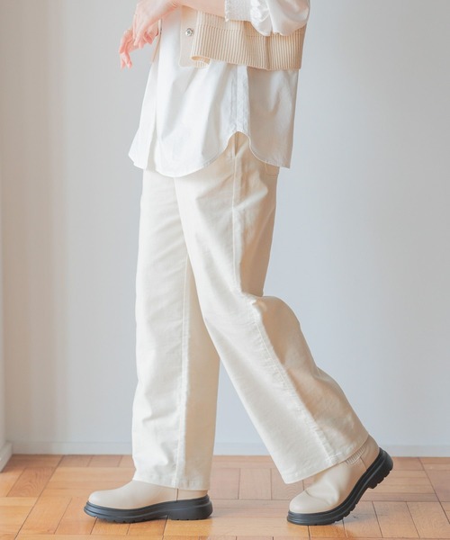 RPKO ルプコ STUDIOUSストゥディオス ツイードフリンジパンツ 別注〉FULL LENGTH CARGO PANTS