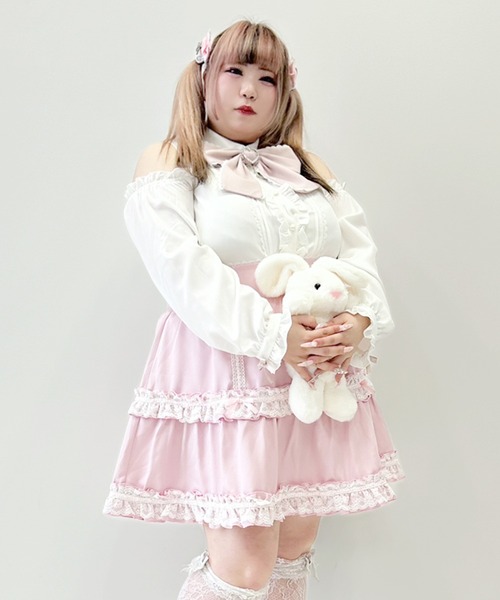 オフショルリボンブラウス【残りわずか】 | TOPS | OBLI