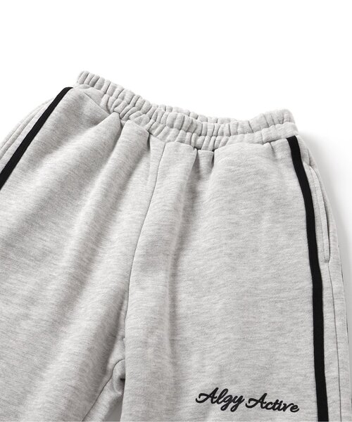 algy（アルジー）の「【ACTIVE】裏起毛グランジスウェットラインパンツ（スウェットパンツ・キッズ・グレー/オフホワイト/ブラック・XXX-SMALL/XX-SMALL/X-SMALL/SMALL/MEDIUM）」の5枚目の写真