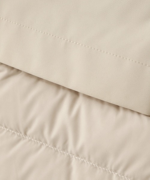 CAPEHORN(ケープホーン)の「(CAPEHORN)カサブランカダウンコート(ダウンジャケット/コート・レディース・ホワイト/ブラック・FREE)」の4枚目の写真