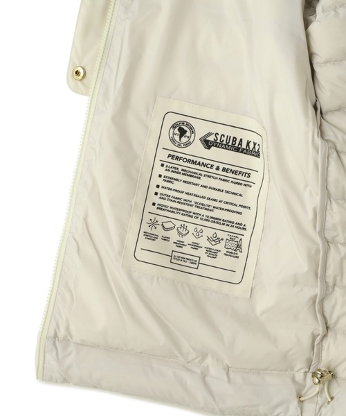 CAPEHORN(ケープホーン)の「(CAPEHORN)カサブランカダウンコート(ダウンジャケット/コート・レディース・ホワイト/ブラック・FREE)」の6枚目の写真