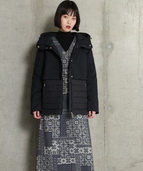 CAPEHORN(ケープホーン)の「(CAPEHORN)カサブランカダウンコート(ダウンジャケット/コート・レディース・ホワイト/ブラック・FREE)」の22枚目の写真