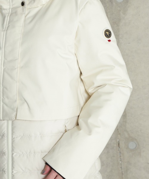 CAPEHORN(ケープホーン)の「(CAPEHORN)カサブランカダウンコート(ダウンジャケット/コート・レディース・ホワイト/ブラック・FREE)」の18枚目の写真