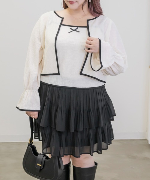 バイカラーアンサンブル（アンサンブル）｜CLETTE（クレット）