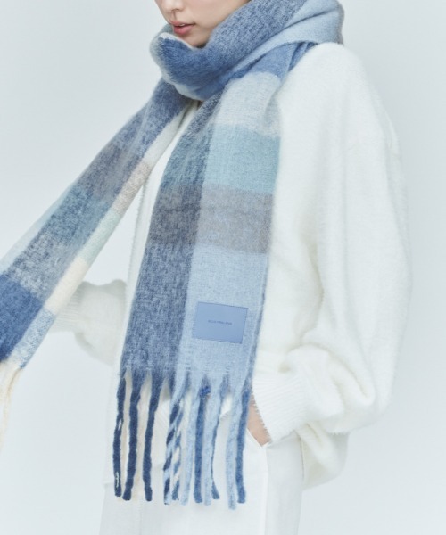 Xmas SALE❗️【MAISON SPECIAL】モヘアマフラー◇ブルー Xmas SALE❗️【MAISON SPECIAL】モヘアマフラー◇ブルー - メルカリ