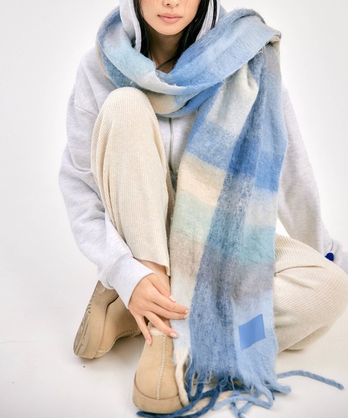 MIXED TAG MUFFLER（マフラー）｜BLUE×PALANG（ブルーパラン）の