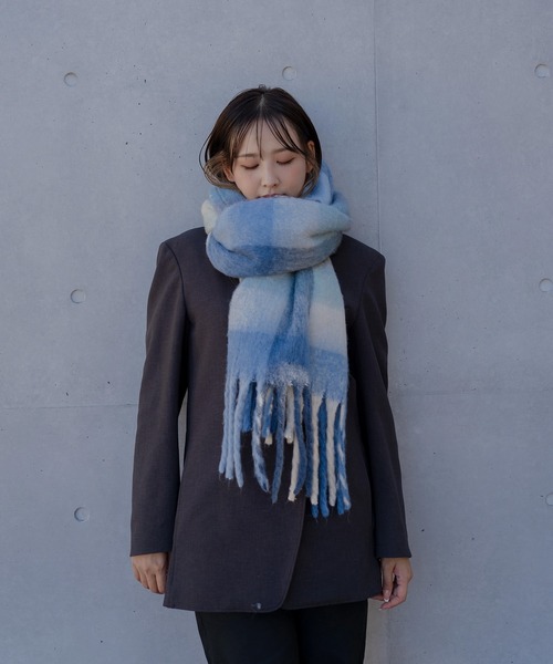 MIXED TAG MUFFLER（マフラー）｜BLUE×PALANG（ブルーパラン）の