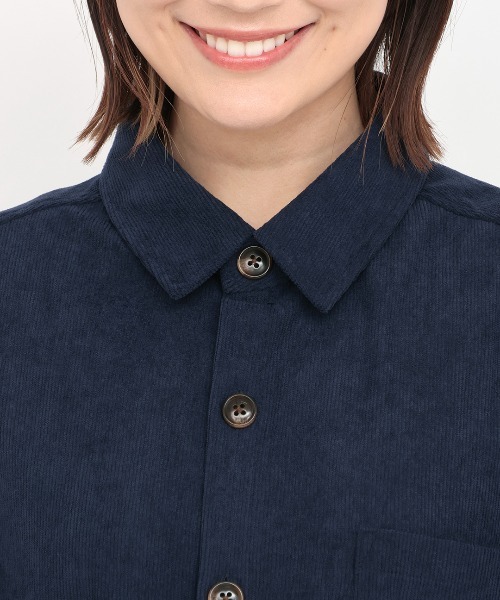 チチカカ(チチカカ)の「ペイズリードッキングシャツワンピース(シャツワンピース・レディース・ベージュ/ネイビー・FREE)」の14枚目の写真