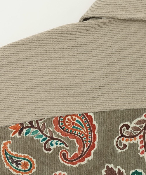 チチカカ(チチカカ)の「ペイズリードッキングシャツワンピース(シャツワンピース・レディース・ベージュ/ネイビー・FREE)」の18枚目の写真