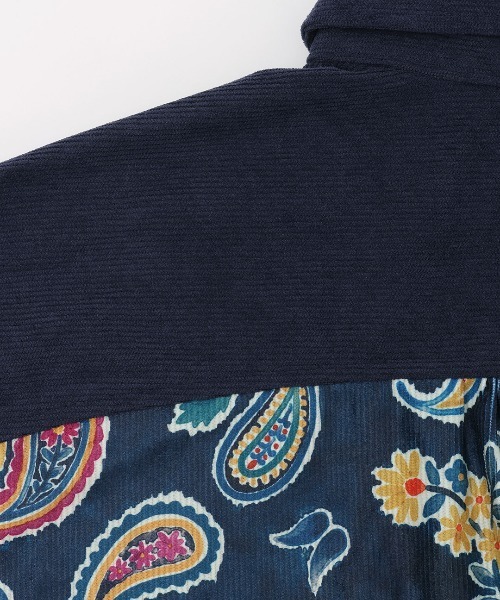 チチカカ(チチカカ)の「ペイズリードッキングシャツワンピース(シャツワンピース・レディース・ベージュ/ネイビー・FREE)」の19枚目の写真