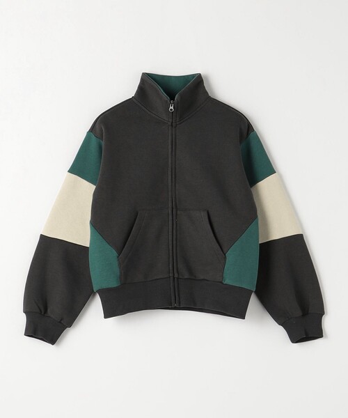 green label relaxing(グリーンレーベルリラクシング)の「TJ 裏毛 裏起毛 ジップカーディガン / キッズ 100cm-130cm(カーディガン/ボレロ・キッズ・ダークグレー/ネイビー・130cm/120cm/100cm/110cm)」の2枚目の写真