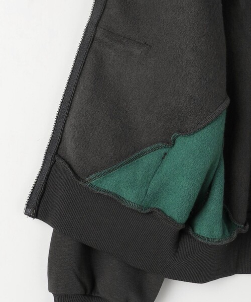 green label relaxing(グリーンレーベルリラクシング)の「TJ 裏毛 裏起毛 ジップカーディガン / キッズ 100cm-130cm(カーディガン/ボレロ・キッズ・ダークグレー/ネイビー・130cm/120cm/100cm/110cm)」の10枚目の写真