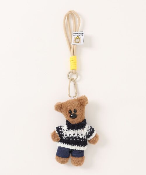 ストラップ付き お着替えくまチャーム / ベア ぬいぐるみチャーム