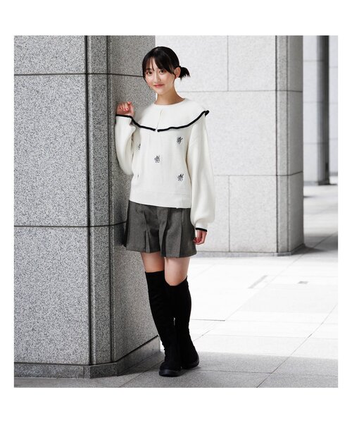 algy(アルジー)の「バックルベルトキュロット(その他パンツ・キッズ・グリーン/ブラック/チャコール・XX-SMALL/X-SMALL/MEDIUM/SMALL)」の8枚目の写真