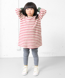 URBAN RESEARCH DOORS KIDS | FORK＆SPOON 起毛ボーダーOP(ワンピース)