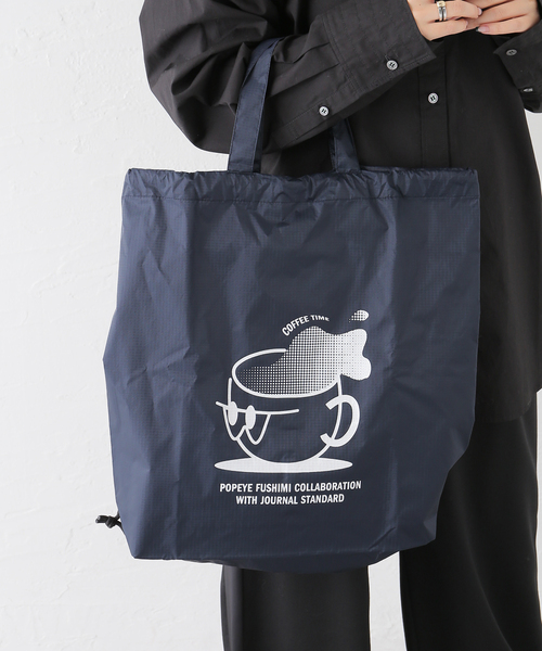 JOURNAL STANDARD（ジャーナルスタンダード）の「POPEYE Gymsack（バックパック/リュック・レディース・ブラック/ネイビー・FREE）」の15枚目の写真