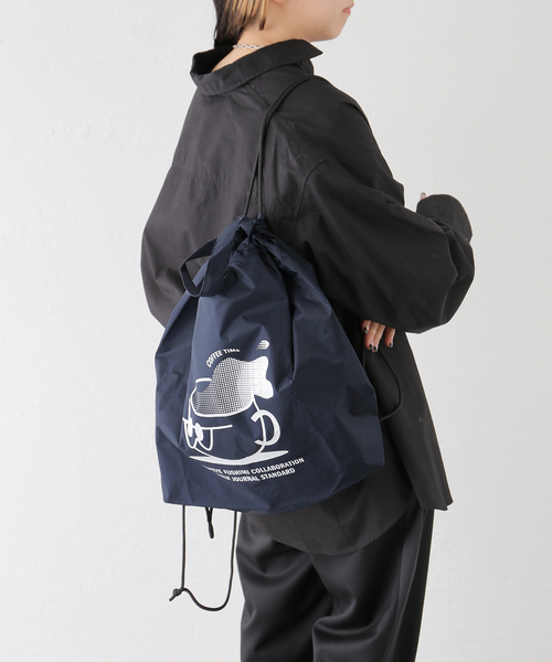 JOURNAL STANDARD（ジャーナルスタンダード）の「POPEYE Gymsack（バックパック/リュック・レディース・ブラック/ネイビー・FREE）」の16枚目の写真