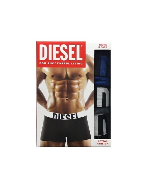 DIESEL（ディーゼル）の「メンズ ボクサーパンツ 3枚パック DAMIEN-D-POP-3PACK-40（ボクサーパンツ・メンズ・ブラック/マルチ・LARGE/MEDIUM/SMALL/X-LARGE/XX-LARGE）」の3枚目の写真