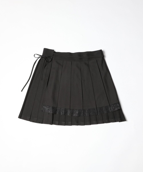 HARE（ハレ）の「プリーツレイヤードマキスカート(HARE)（スカート・レディース・ブラック/チェック・FREE）」の16枚目の写真