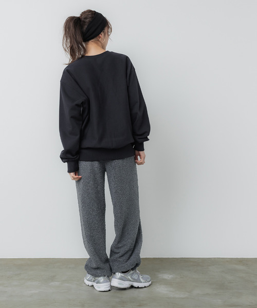 coca（coca）（コカ）の「ボアイージーパンツ（その他パンツ・レディース・アイボリー/チャコール・L/M）」の11枚目の写真