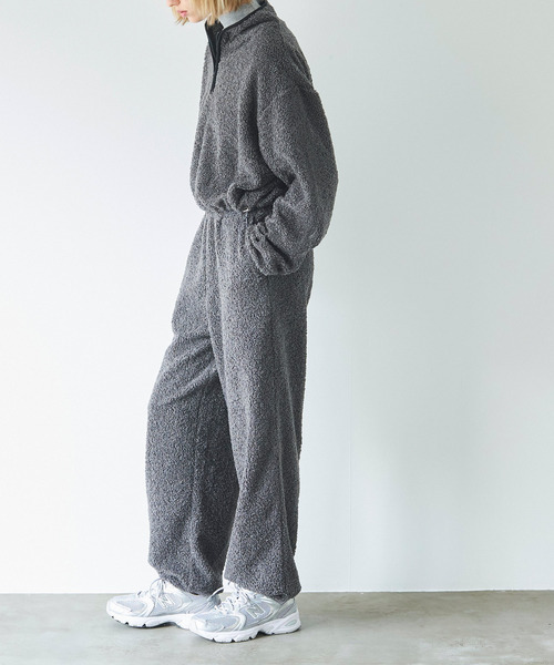 coca（coca）（コカ）の「ボアイージーパンツ（その他パンツ・レディース・アイボリー/チャコール・L/M）」の13枚目の写真